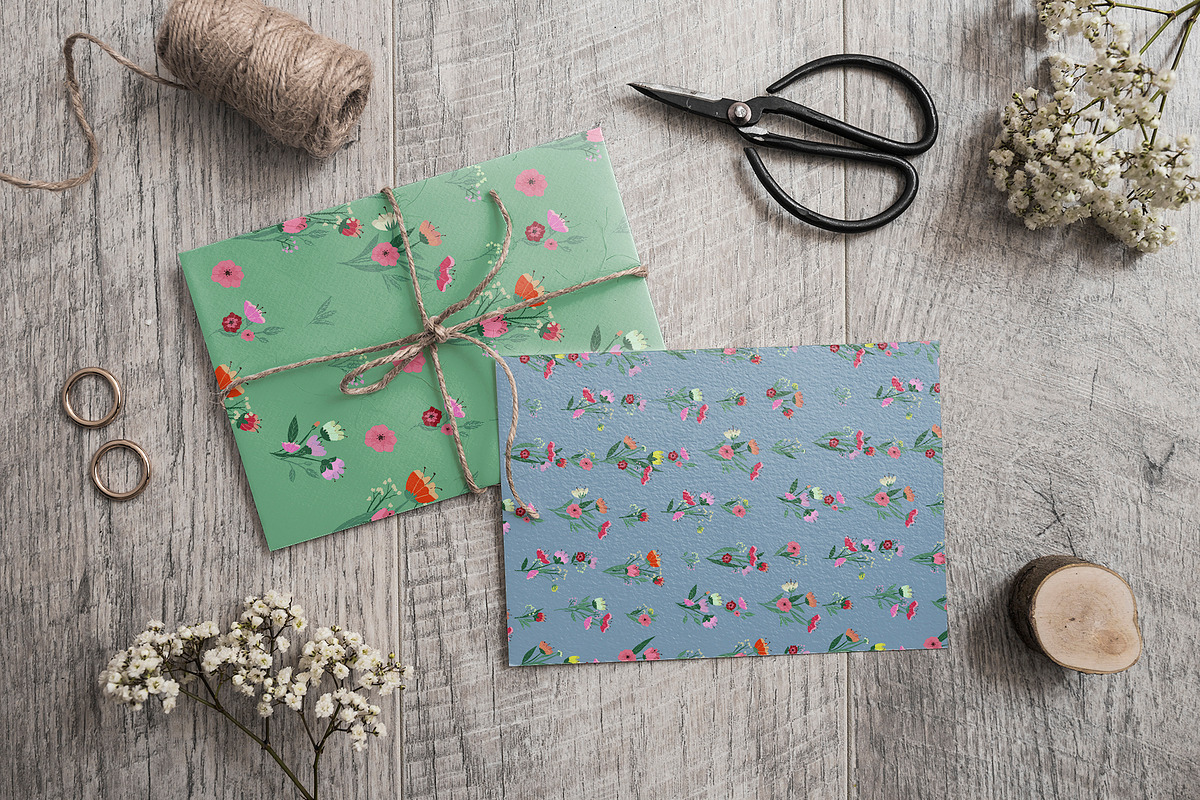 48 vector floral patterns, a Pattern Graphic by Alena Stoyko design (Photo 19 of 19)