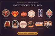 Aries Zodiac Sticker Bundle 80+, an Object Graphic by Jakayla Digital Co (Thumbnail 2 of 15)