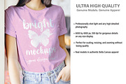 Bella Canvas 3001 T-shirt Mockup, a Print Template by BrightMockups (Thumbnail 3 of 3)