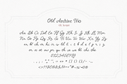 Old Archive - Vintage Font Trio, a Script Font by elvinova (Thumbnail 11 of 13)