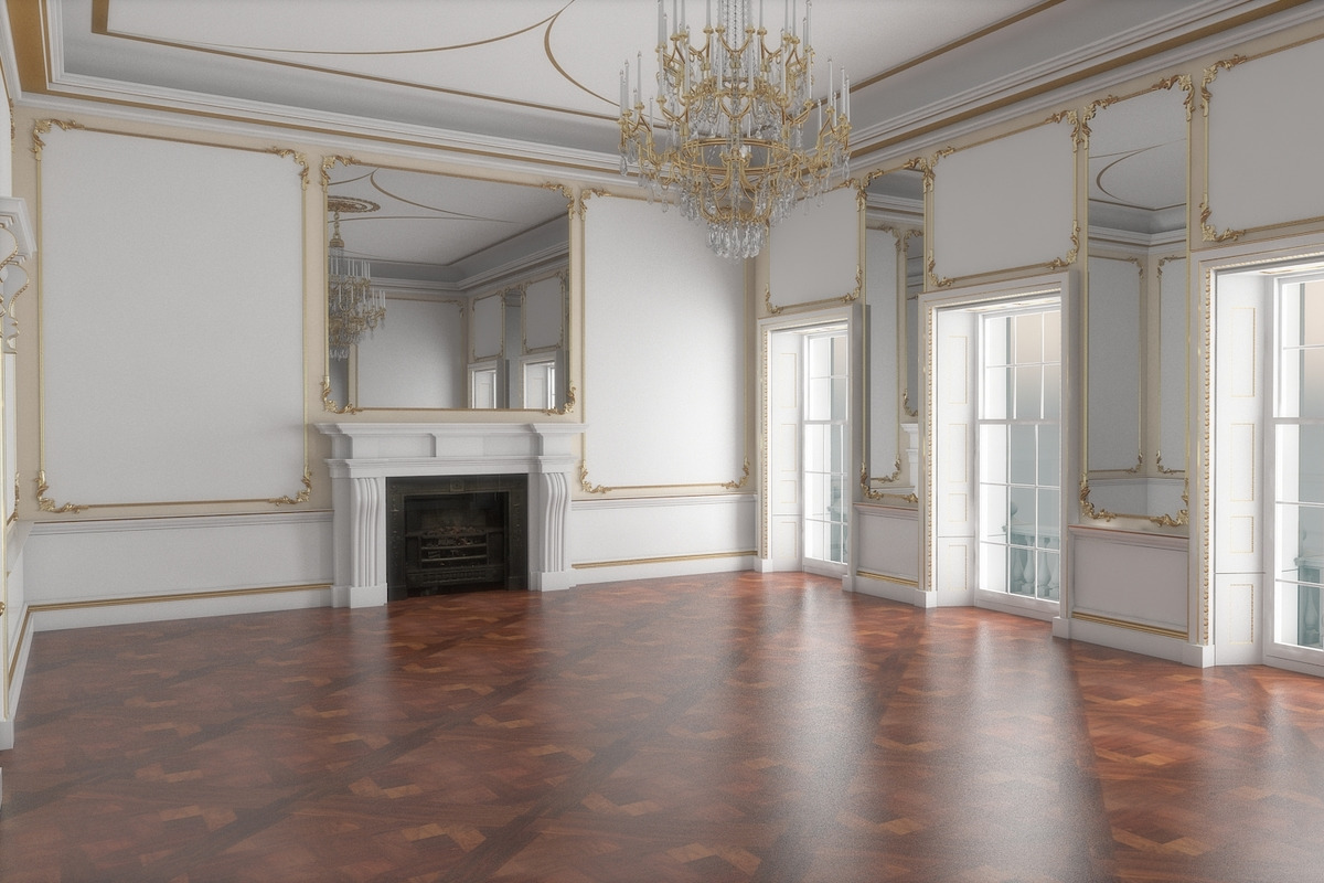 Classic Interior Hall 3D, an Architecture 3D Model by Giimann (Photo 2 of 12)