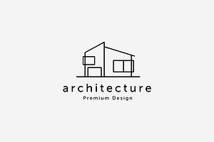 Creative Minimal Architecture Logo