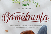 Gamabunta - Luxurious Script Font, a Script Font by Ginart (Thumbnail 1 of 7)
