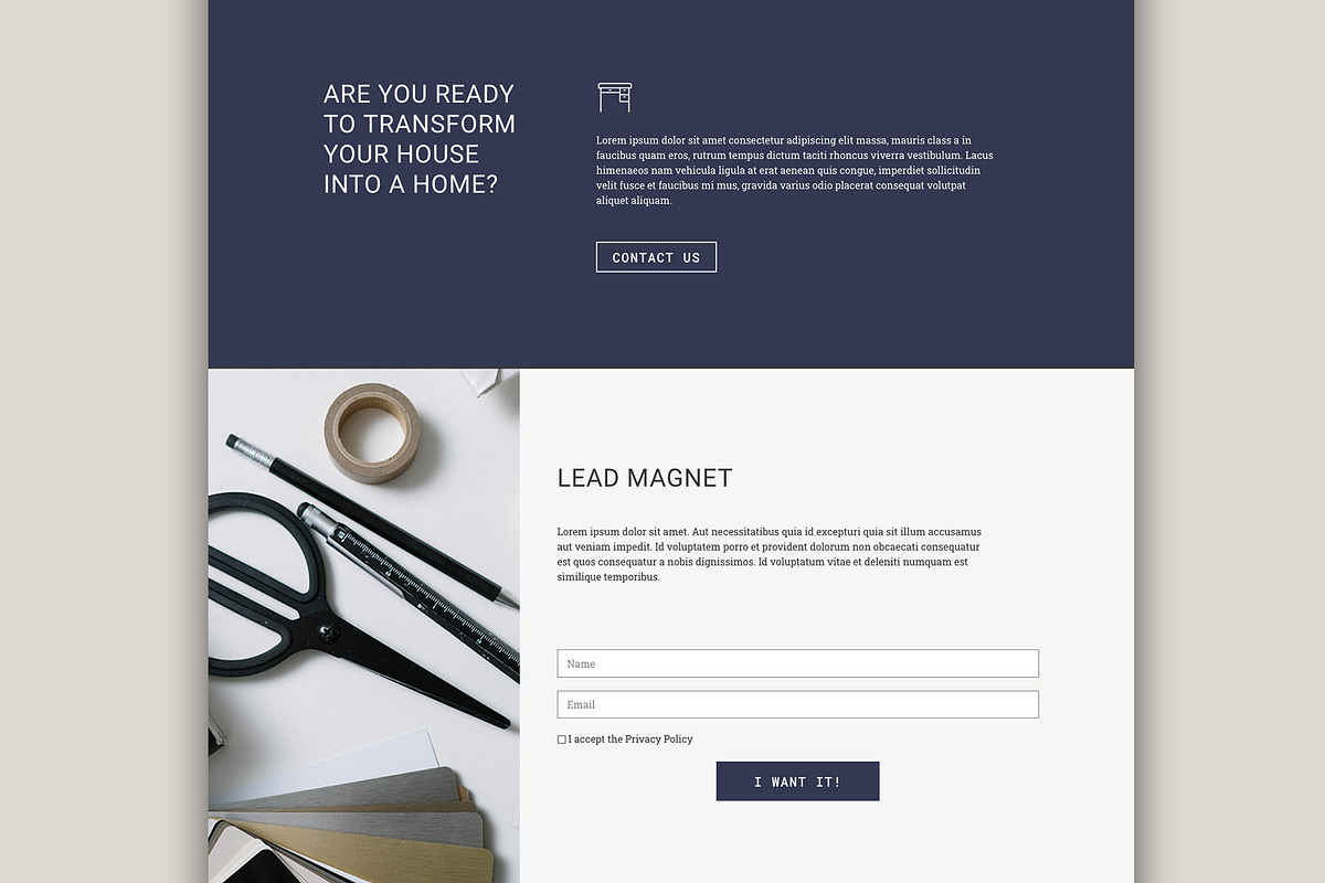 Elementor Template About Page