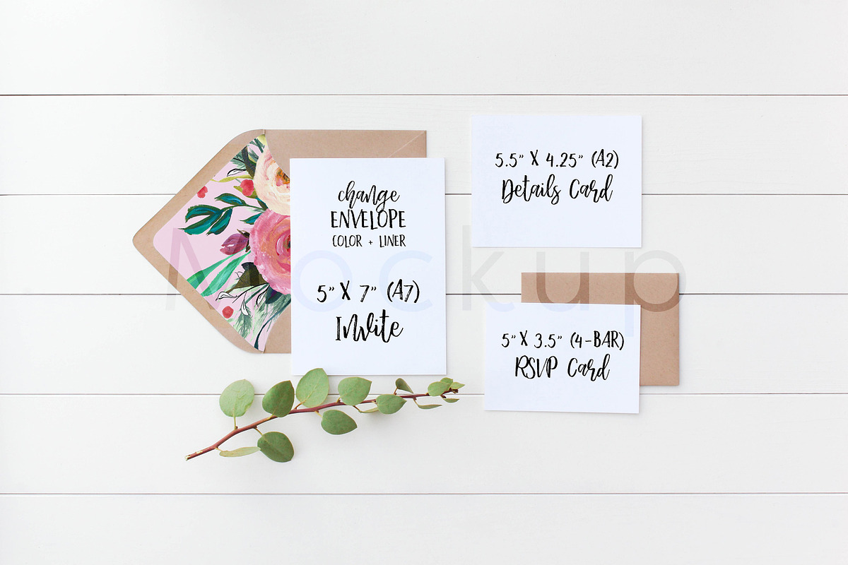 Wedding Suite Mockup - Manzanita S2, a Print Template by ILLONA GRAPHICS (Photo 2 of 5)