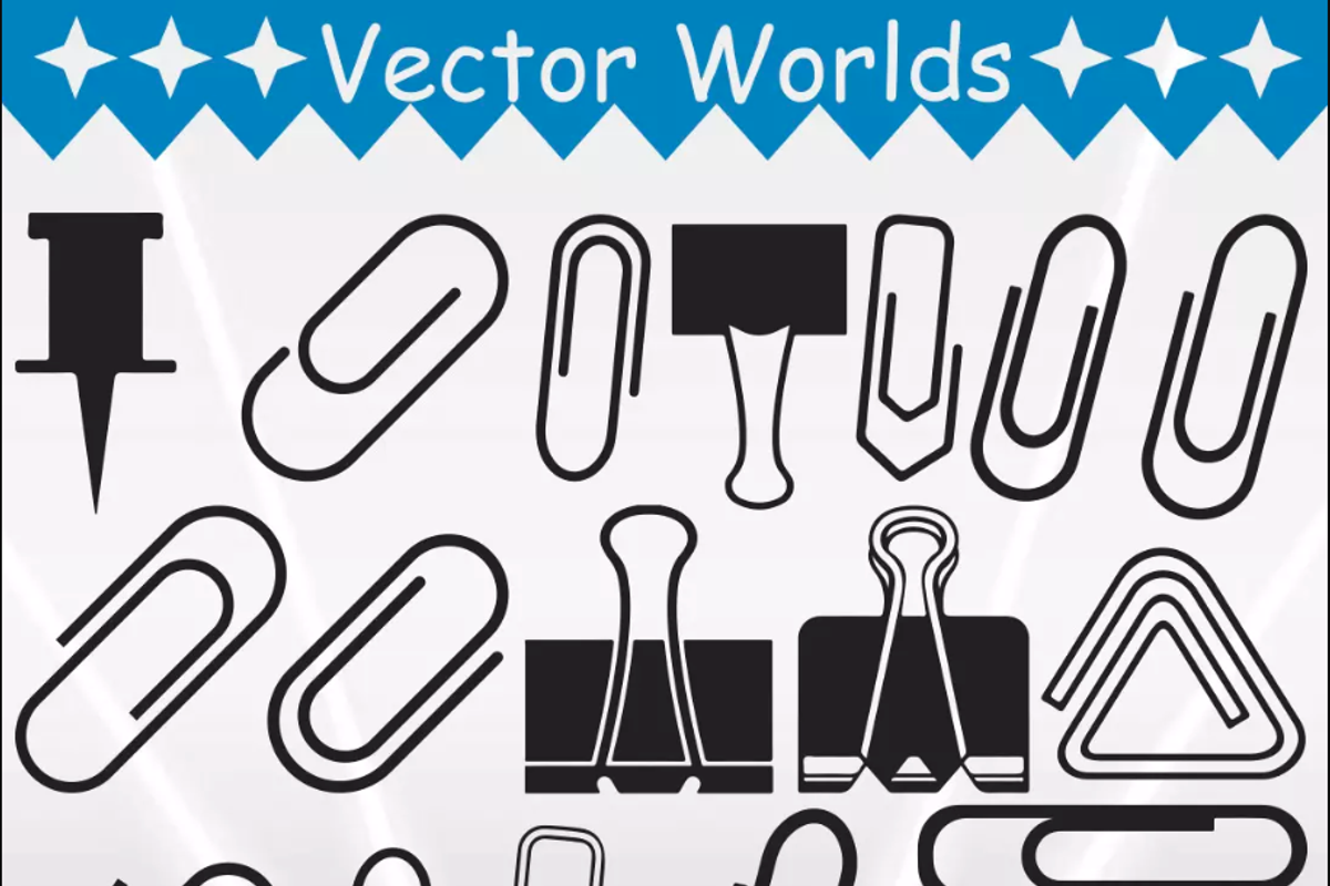 Binder Clip Svg, Binder, Clip Svg, an Object Graphic by VectorWorlds (Photo 2 of 3)