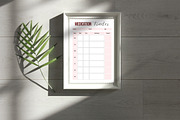 Printable Daily Medication Tracker, a Stationery Template by Snapybiz (Thumbnail 4 of 10)