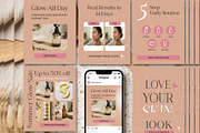 Aesthetic Skincare Social Media Kit, a Social Media Template by FusionadCreates (Thumbnail 4 of 7)