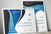 Certificate Word | PSD | AI, a Stationery Template by Curve Design (Thumbnail 4 of 8)