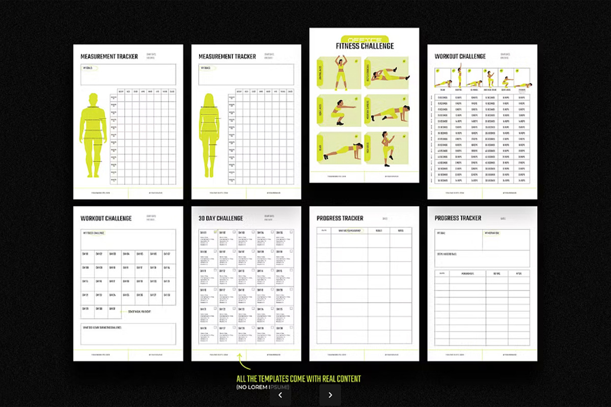 Max Fitness Planners - 30 Editable, a Presentation Template by Dimas Rizki Pratama (Photo 3 of 5)