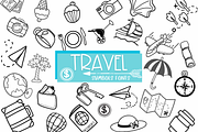 TRAVEL | Symbols Fonts, a Symbol Font by Sirinart (Thumbnail 1 of 7)