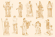 Pantheon - Greek & Roman Mythology, an Illustration by Graphic Goods (Thumbnail 6 of 15)