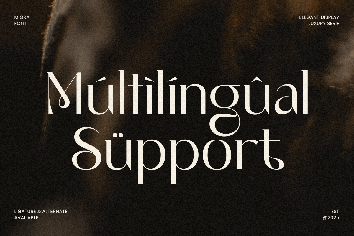 Migra - Elegant Display Luxury Font, a Sans Serif Font by Sensatype (Photo 14 of 14)