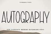 Autography, a Sans Serif Font by InermediaSTUDIO (Thumbnail 1 of 8)