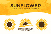 Sunflower Logo Templates & Cliparts, an Object Graphic by P.F. Creative Lab (Thumbnail 1 of 7)