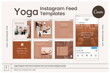 Yoga Instagram Feed Templates