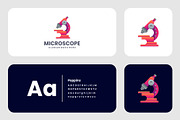 Gradient Modern Microscope Logo, a Branding & Logo Template by Artnivora.Std (Thumbnail 2 of 4)