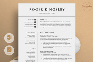 Resume/CV - The Roger