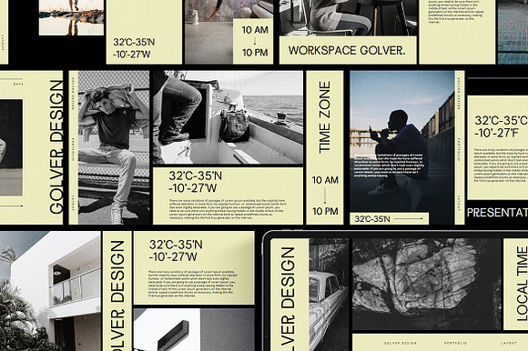 Golver Presentation Template preview 8
