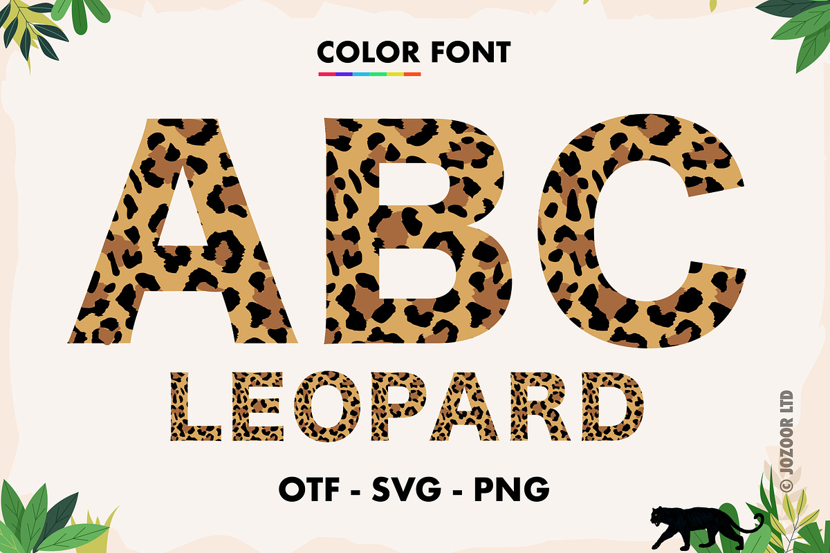 Leopard Font, a Font by Jozoor (Photo 1 of 4)