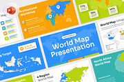 Worldmap Powerpoint, a Presentation Template by rgbryand (Thumbnail 1 of 6)