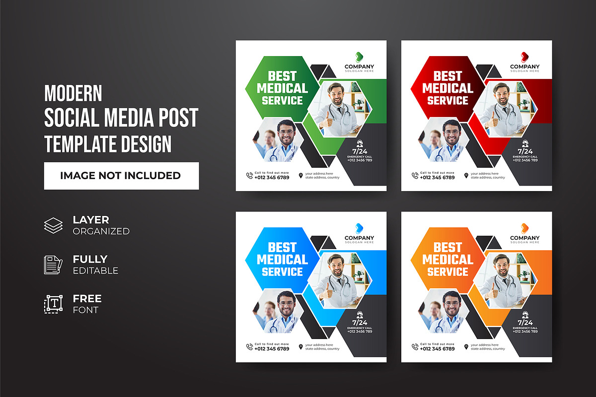 Social Media Post Template, a Social Media Template by gstudiovect21 (Photo 31 of 72)