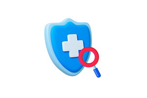 First aid 3d concept. Insurance, an Object Illustration by Valerie Bodnar