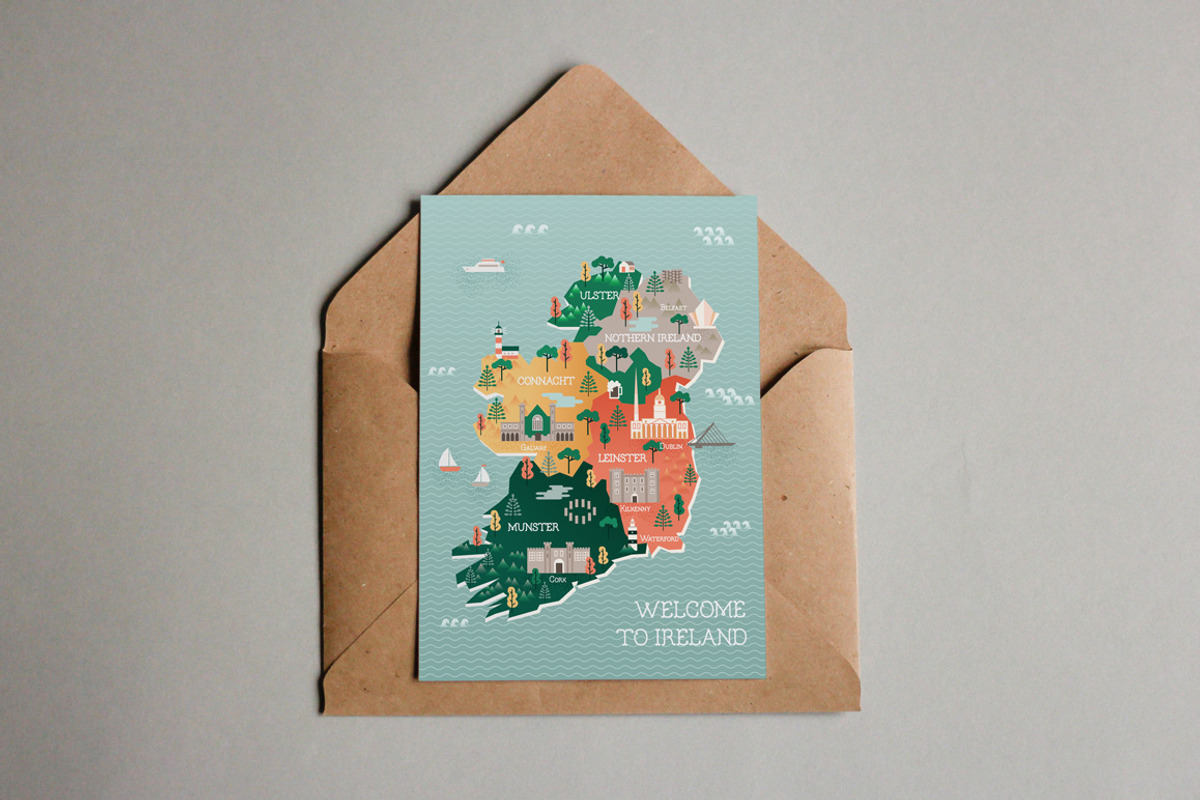 Map Of Ireland, an Illustration by Designifty (Photo 4 of 4)
