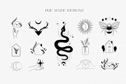 Magic outline logo. Astrology, a Graphic by Kate Macate (Thumbnail 8 of 22)
