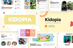 Kidopia - Cute Powerpoint Template, a Presentation Template by Eklip Studio