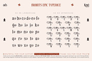 Bharits Epic Typeface, a Serif Font by alit design (Thumbnail 13 of 20)