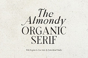 The Almondy Organic Serif, a Serif Font by Letterhend Studio (Thumbnail 1 of 11)