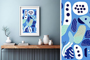 21 matisse blue wall art print, a Decorative Illustration by ARTOZEN DIGITAL (Thumbnail 15 of 17)