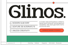 Glinos Modern Slab Serif