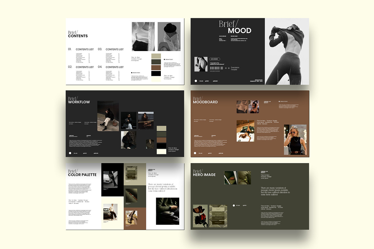 Brief Mood Presentation Template, a Presentation Template by Slide-Agency (Photo 7 of 12)