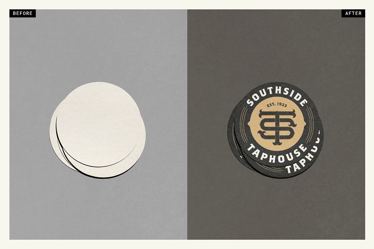 Coaster Stack mockup, a Cups & Container Mockup by mockstar (Photo 2 of 6)