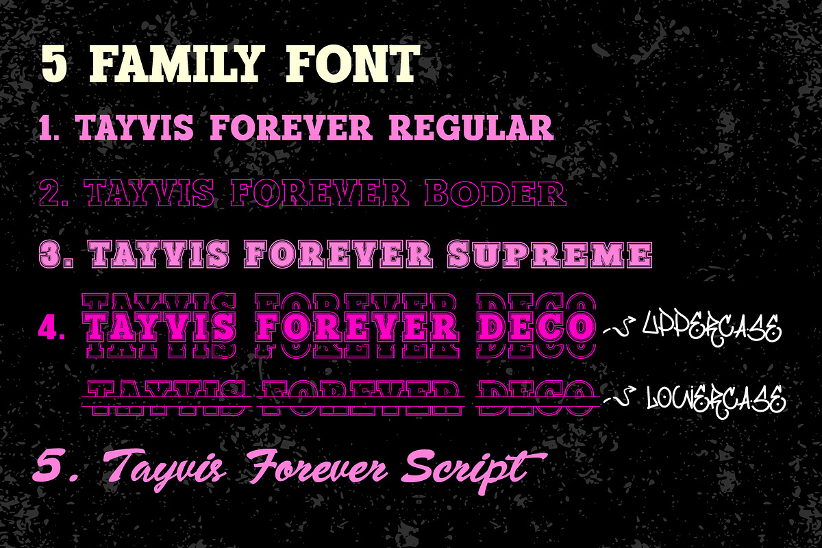 Tayvis Forever, a Slab Serif Font by BBtypeStudios (Photo 9 of 14)