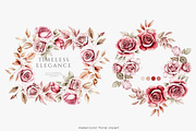 vintage roses elegant florals set, a Decorative Illustration by Patishop Art (Thumbnail 9 of 13)