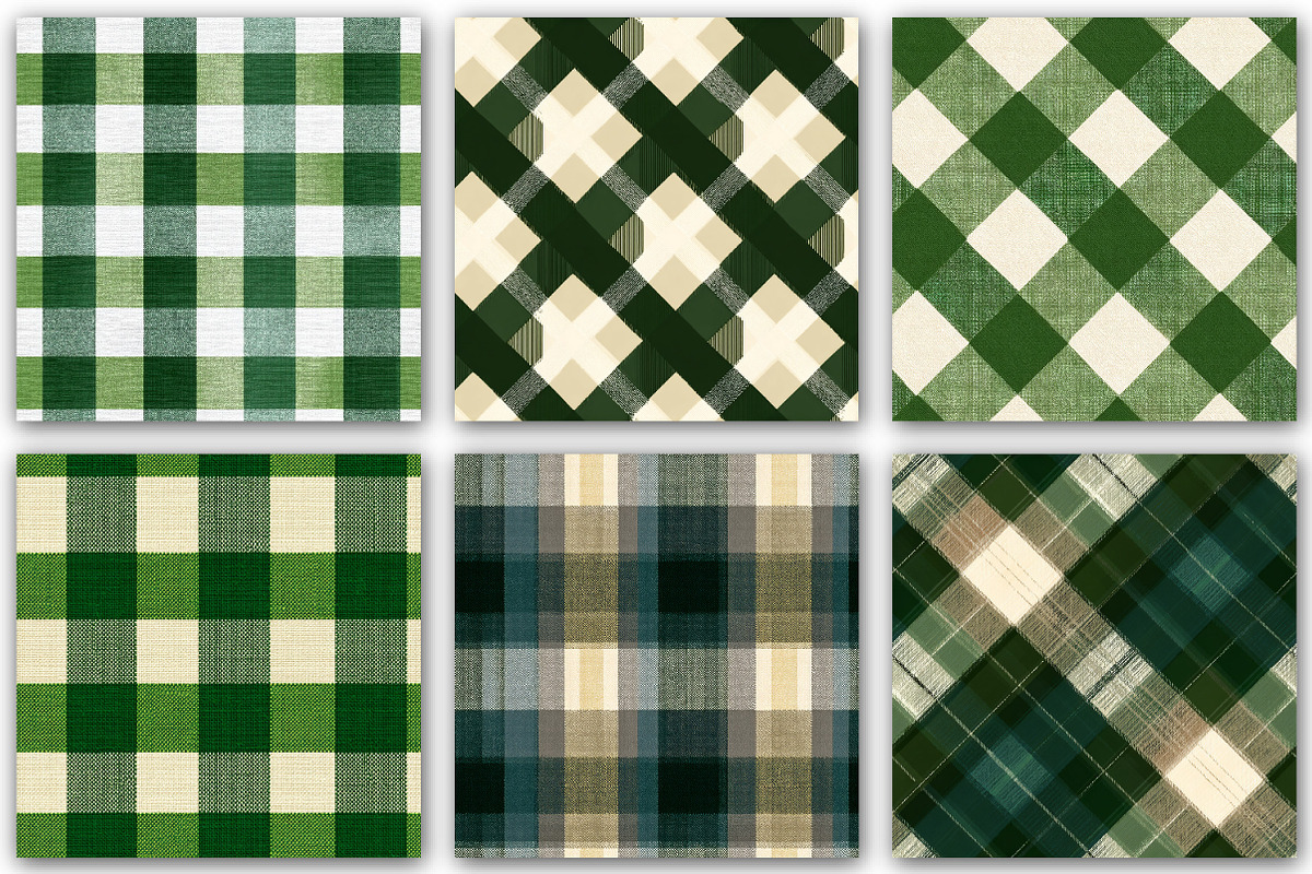 Gingham Seamless Paper Patterns, a Pattern Graphic by DreamCafeArt (Photo 3 of 7)