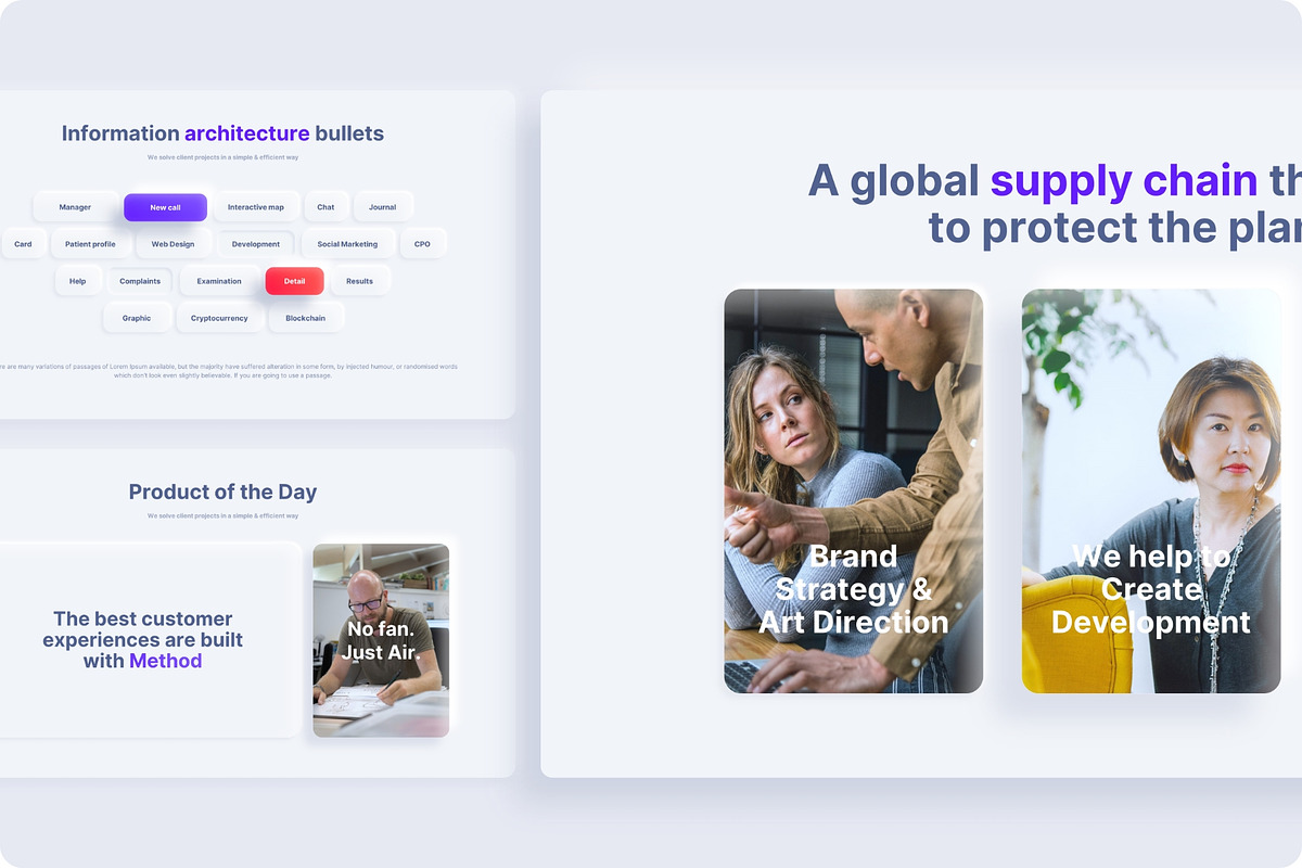 Neumorphic Presentation Template, a Presentation Template by TemplateZuu (Photo 9 of 48)