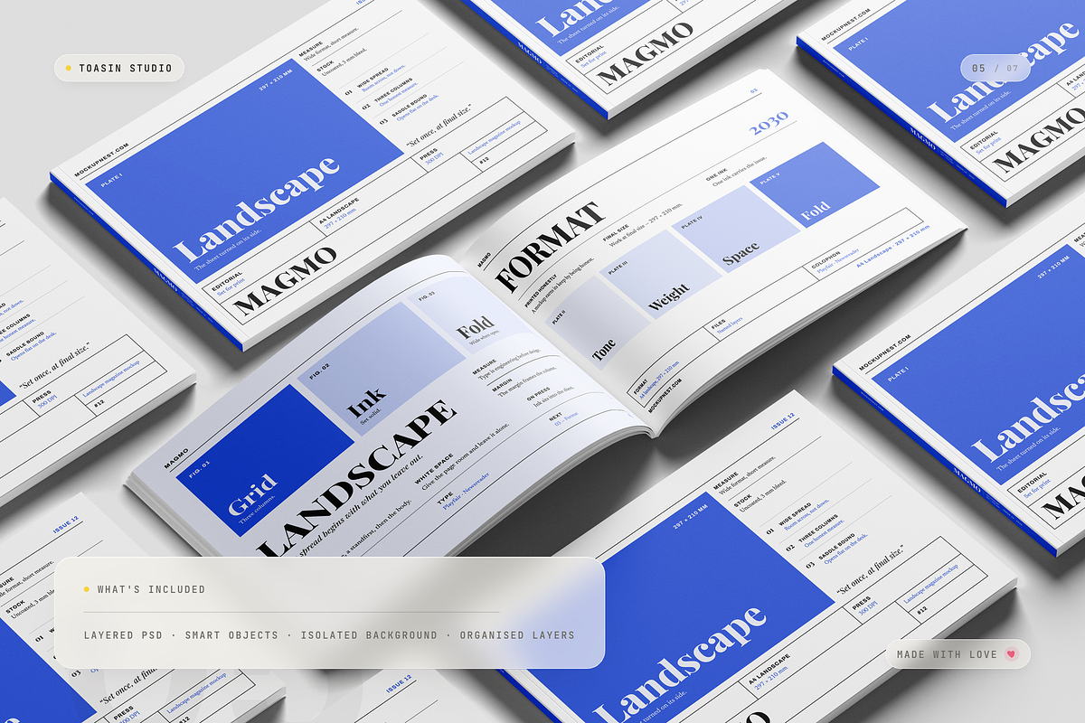 A4 Magazine Mockup, a Books & Magazine Mockup by Toasin Studio (Photo 5 of 7)