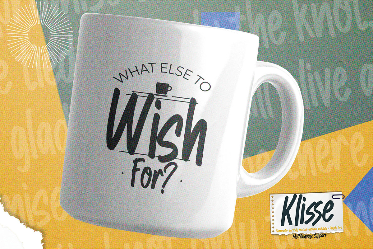 Klisse - Handmade Carefully Playful, a Font by Gassstype (Photo 5 of 8)
