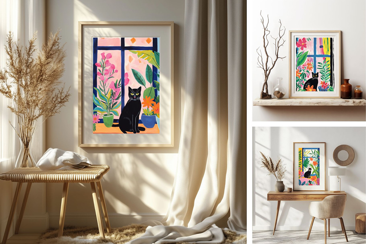 Botanical Cat Clipart Templates, an Animal Illustration by ARTOZEN DIGITAL (Photo 15 of 16)