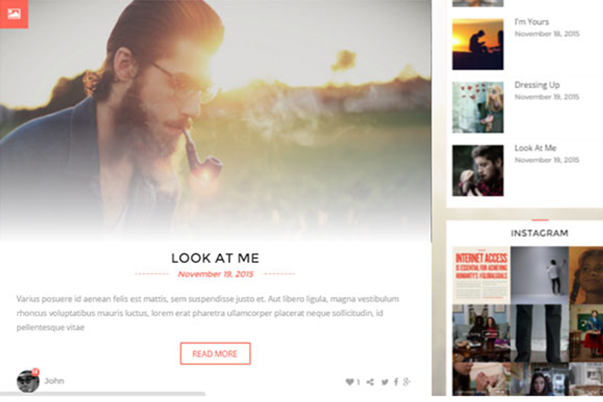 HIPPIE WordPress Blog Theme, a WordPress Template by hyphencode (Photo 4 of 5)