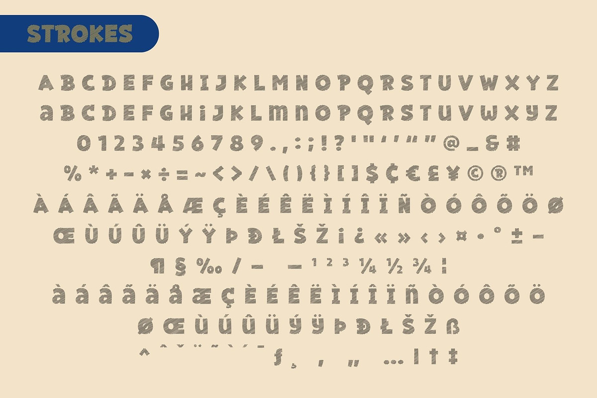 Fox Dinky : 4 Font Styles, a Symbol Font by Fox7 By Rattana (Photo 10 of 14)