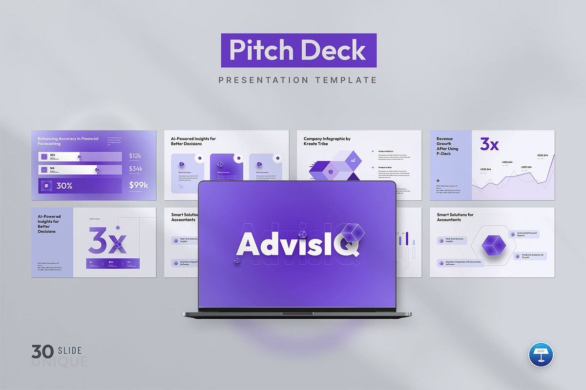 Accounting Advisory Pitch deck, a Presentation Template by KreateTribe (Photo 11 of 11)