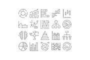 Data analysis visualization icon set, an Object Graphic by pikepicture (Thumbnail 1 of 3)