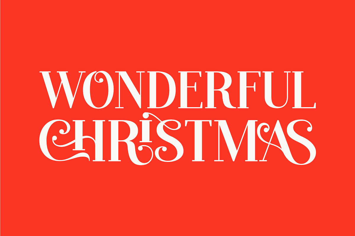 Christmas Amour - Christmas Font, a Serif Font by Keithzo (Photo 6 of 7)