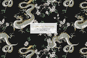 Loong. Seamless Patterns, a Pattern Graphic by Irina Dolgikh (Thumbnail 6 of 15)