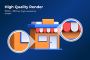 Ecommerce 3D Icon Pack, an Object 3D Model by Rishsketch (Thumbnail 5 of 9)